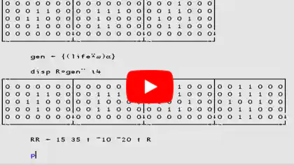 Conway's Game Of Life in APL